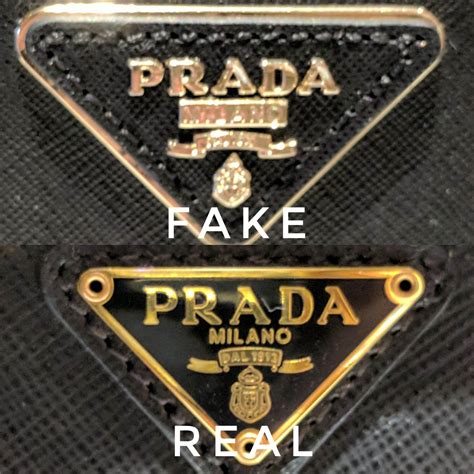 how to tell if a prada handbag is real|prada dust bag authentic.